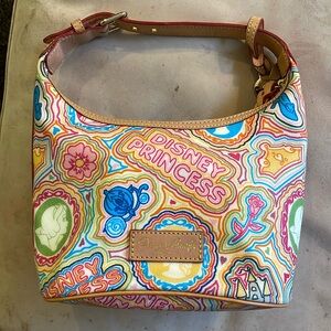 Dooney & Bourke Disney Pop Princess hobo bucket bag purse.